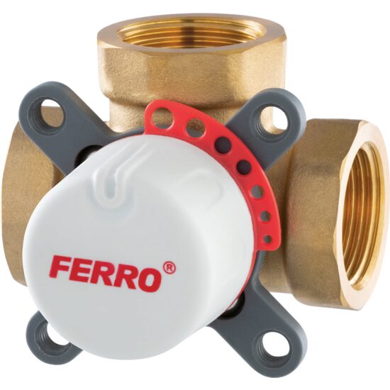 Vana de amestec cu 3 cai D.11/2", FI, Ferro ZMV34