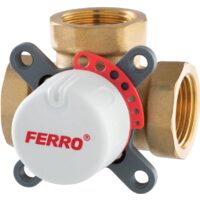 Vana de amestec cu 3 cai D.2", FI, Ferro ZMV35