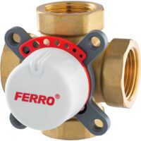 Vana de amestec cu 4 cai D.11/4", FI, Ferro ZMV43