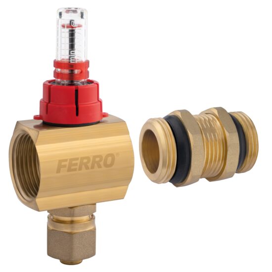 Extensie 1 circuit  pt. distribuitoare 1" cu debitmetru, Ferro N-RKPP-EXT