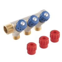 Distribuitor sanitar modular 3/4"x1/2" cu 2 circuite, Ferro RDW200200