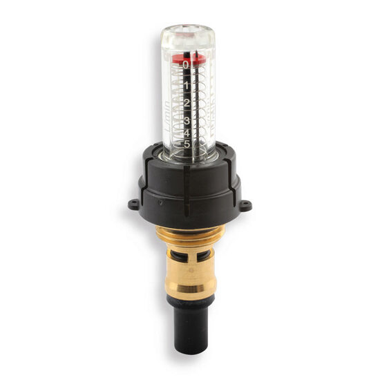 Debitmetru 1/2", 0-5l/min., corp din alama, glycol 50%, Ferro RKPP-T