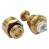 Set: Ventil inchidere cap termostatat M30X1,5 + Niplu 1/2"x3/4" (profil C7), Ferro RKPT-SET39