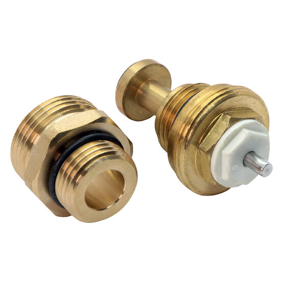 Set: Ventil inchidere cap termostatat M30X1,5 + Niplu 1/2"x3/4" (profil C7), Ferro RKPT-SET39