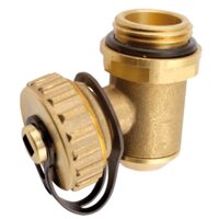 Robinet golire din alama cu sfera 1/2" FE pt. distribuitori, Ferro ZSR1