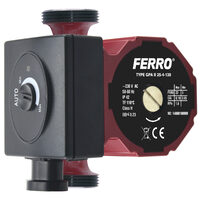 Pompa circulatie electronica Ferro GPA II 25X4X130 pentru instalatii de incalzire, Ferro 0603W