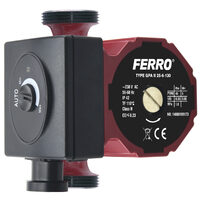 Pompa circulatie electronica Ferro GPA II 25X6X130 pentru instalatii de incalzire, Ferro 0604W