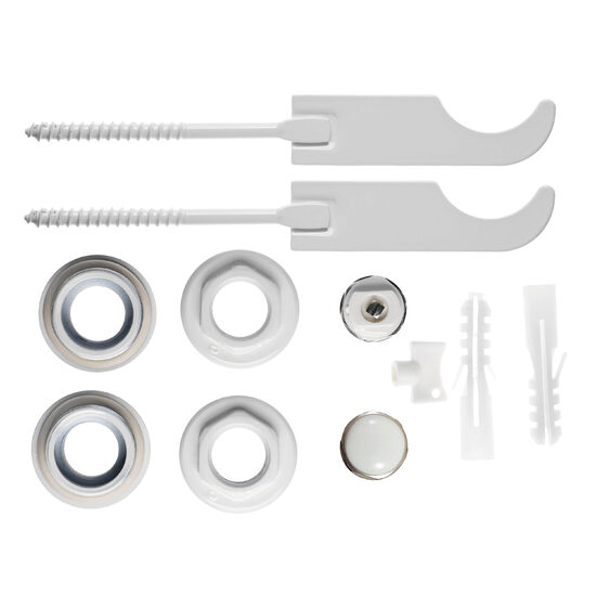 Set reductii 1x1/2" cu dop, aerisitor manual 1/2" si 2 console pt. radiatoare de aluminiu, Ferro ZGG2B