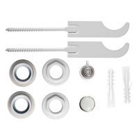 Set reductii 1x1/2" cu dop, aerisitor higroscopic 1/2" si 2 console pt. radiatoare de aluminiu, Ferro ZGG2BA