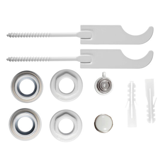Set reductii 1x1/2" cu dop, aerisitor higroscopic 1/2" si 2 console pt. radiatoare de aluminiu, Ferro ZGG2BA