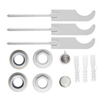 Set reductii 1x1/2" cu dop, aerisitor higroscopic 1/2" si 3 console pt. radiatoare de aluminiu, Ferro ZGG3BA