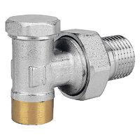 Robinet radiator retur coltar 1/2"x15 mm pentru lipire, Ferro ZK2LY