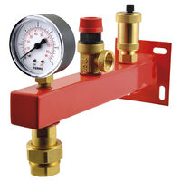 Grup de siguranta 3 bari pt. incalzire cu racord rapid, Ferro GB30SN01