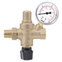 Robinet alimentare automat 1/2" cu manometru D.63 mm, Ferro ZN15M