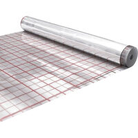 Folie tacker cu aluminiu pt. incalzire in pardoseala, rola 50 mp, Ferro F50