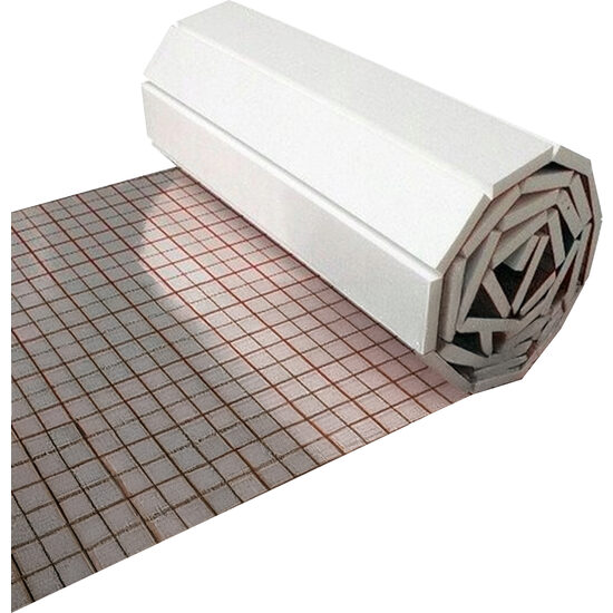 Placa tacker cu izolatie 30 mm si folie de aluminiu, rola 10 mp, Ferro FS30