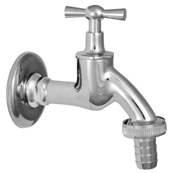 Robinet scurgere din alama cromata cu ventil, 1/2" FE, Ferro KCC1B