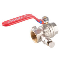 Robinet trecere sfera cu aerisitor PN16, 3/4" FI-FI, F-Power, Ferro KFPO2