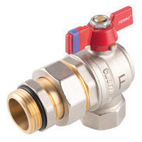 Robinet  trecere coltar cu olandez PN30, 1" FI-FI, F-Power, Ferro KFPS3A