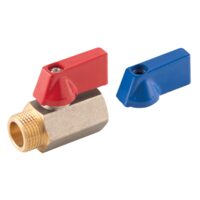 Robinet trecere Mini din alama PN10, 1/2" FI-FE cu sfera, Ferro KRN1