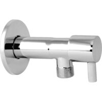 Robinet coltar cu cartus ceramic 1/2"x1/2", crom, Ferro Z1212C