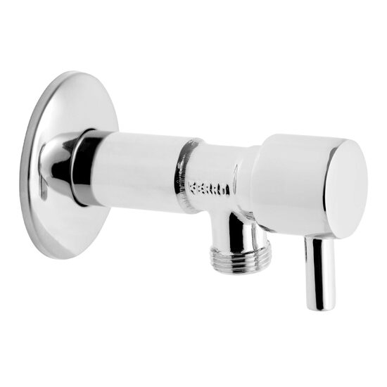 Robinet coltar cu cartus ceramic 1/2"x3/8", crom, Ferro Z1238C