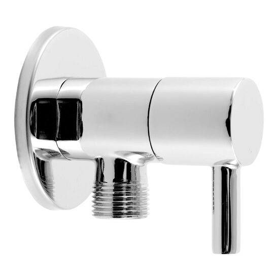 Robinet coltar cu cartus ceramic 1/2"x1/2" Rotondo, crom  , Ferro Z296