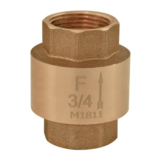 Supapa de sens din alama cu arc 3/4", Ferro ZZ2