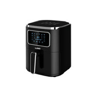 Friteuză aer cald 1450w 5l negru, Lund 67561