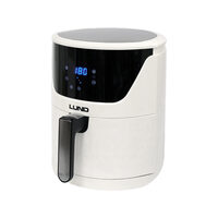 Friteuză aer cald 3,7l 1400w led, alb, Lund 67575