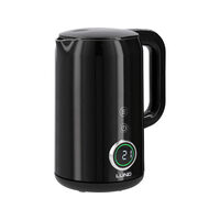 Fierbător electric 1,7l, controlul temperaturii, negru, Lund 68219