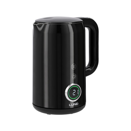 Fierbător electric 1,7l, controlul temperaturii, negru, Lund 68219