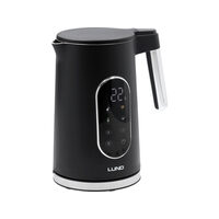 Fierbator electric negru,1.7l,regl .temp, Lund 68228