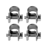Set 4 cleme zincate cu șurub, 8-10mm/9mm, Vorel 73780