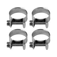 Set 4 cleme zincate cu șurub, 20-22/9mm, Vorel 73786