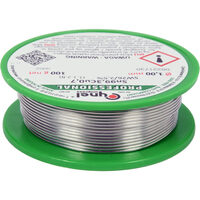 Cositor fără plumb, 1,0mm, 100g, sn99,3cu0,7, Toya 76852