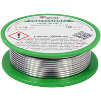 Cositor fără plumb, 1,5mm, 100g, sn99,3cu0,7, Toya 76854