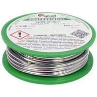 Cositor fără plumb, 2,5mm, 100g, sn99,3cu0,7, Toya 76858