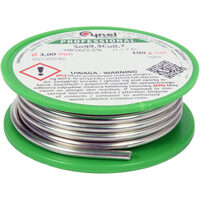 Cositor fără plumb, 3,0mm, 100g, sn99,3cu0,7, Toya 76859