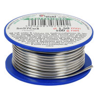 Cositor fără plumb, 1,5mm, 100g, sn97cu3, Toya 76880