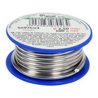 Cositor fără plumb, 2,5mm, 100g, sn97cu3, Toya 76883