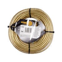 Cablu oțel cu protecție, pentru sigiliu, 6mm, 15m, Vorel 85000