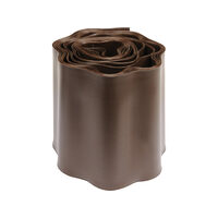 Gard pentru gazon, maron, 9m 10cm, Flo 88703