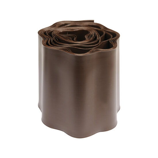 Gard pentru gazon, maron, 9m 10cm, Flo 88703