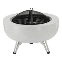 Vatră de grădină 3 în 1 cu grilaj 43.5cm, Lund 99718