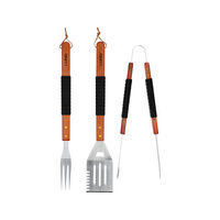 Set grătar 3 piese, lemn, Lund 99845