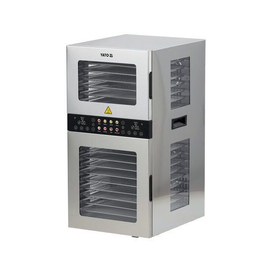 Susă de uscare alimentară 20 tăvi, 1500w, Yato YG-16001