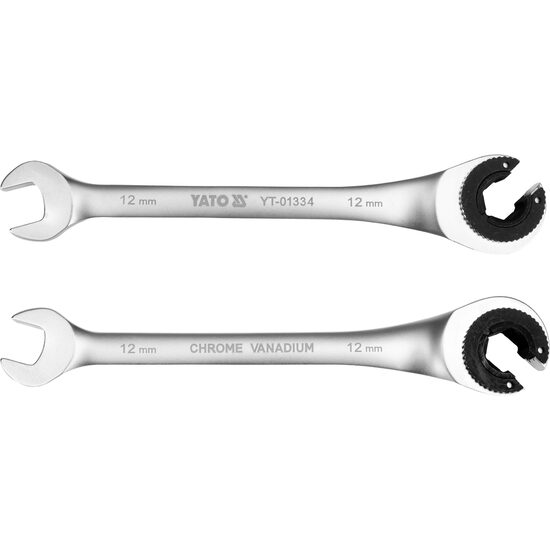 Cheie semideschisă cu clichet 12mm, Yato YT-01334