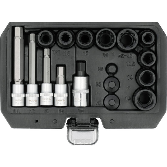 Set chei sitem frânare 1/2" 3/8", Yato YT-06812