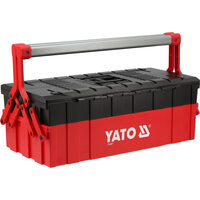 Cutie de scule 3 compartimente, plastic, Yato YT-08977